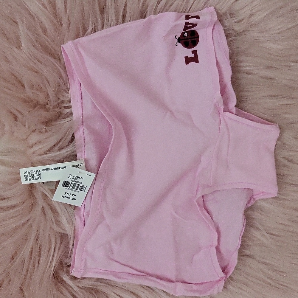 Brand New PINK VICTORIA'S SECRET BOYSHORT-XS